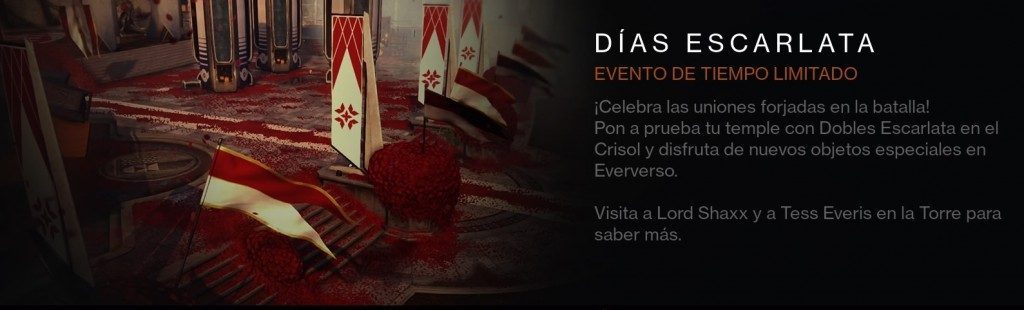 días escarlata evento