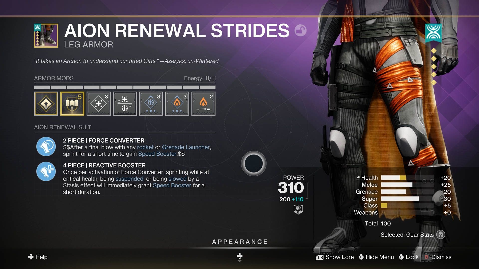 Rediseño de armaduras Destiny 2